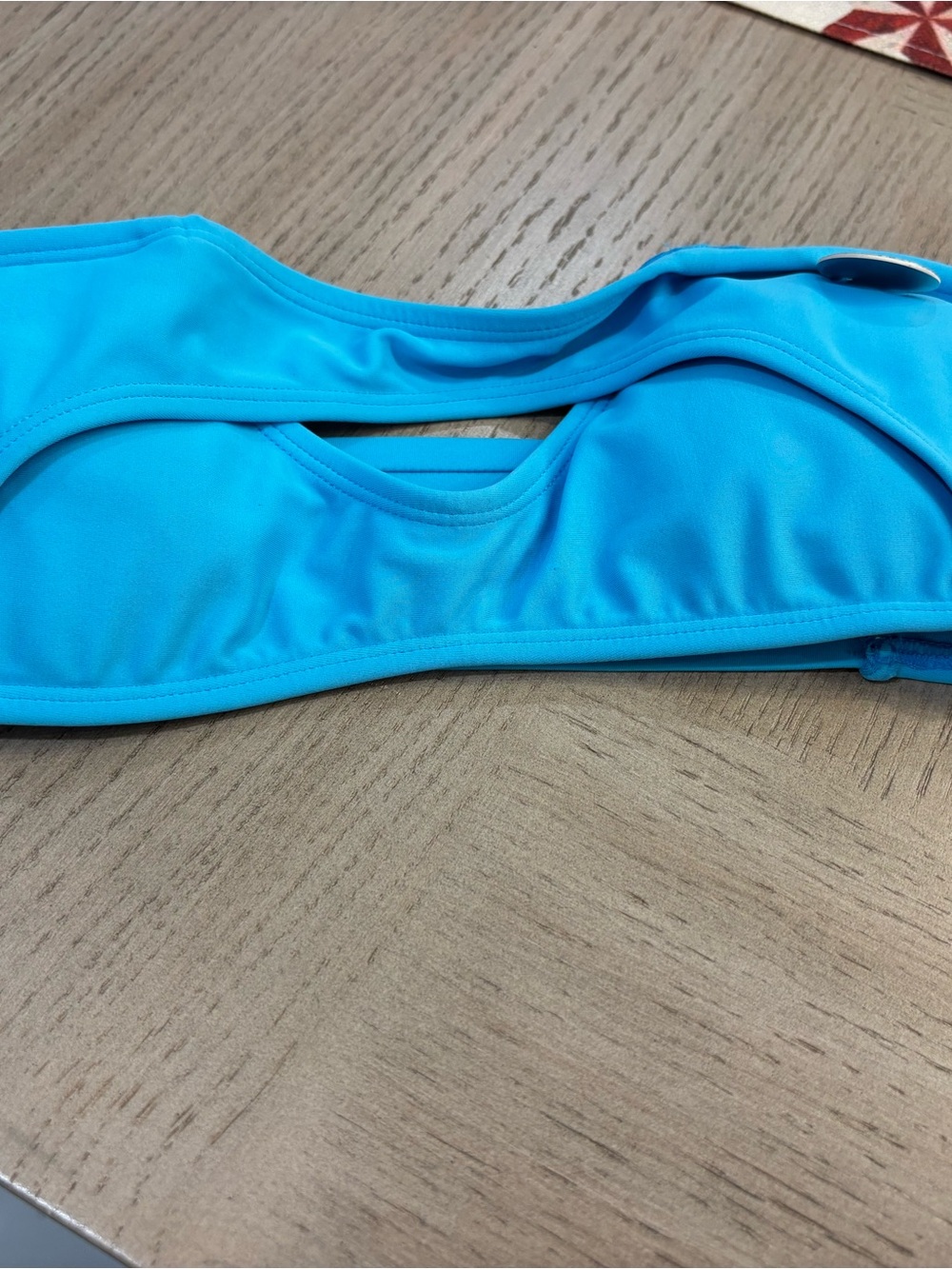 Forever 21 Turquoise Blue Bandeau Swim Top